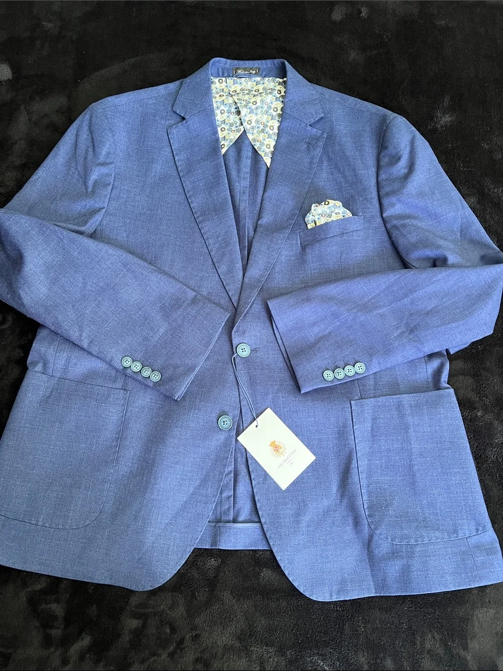 High Quality Italian light weight blue blazer